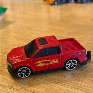 MotorMax Diecast Red Truck 6215 in pre-owned condition for collection #MotorMax